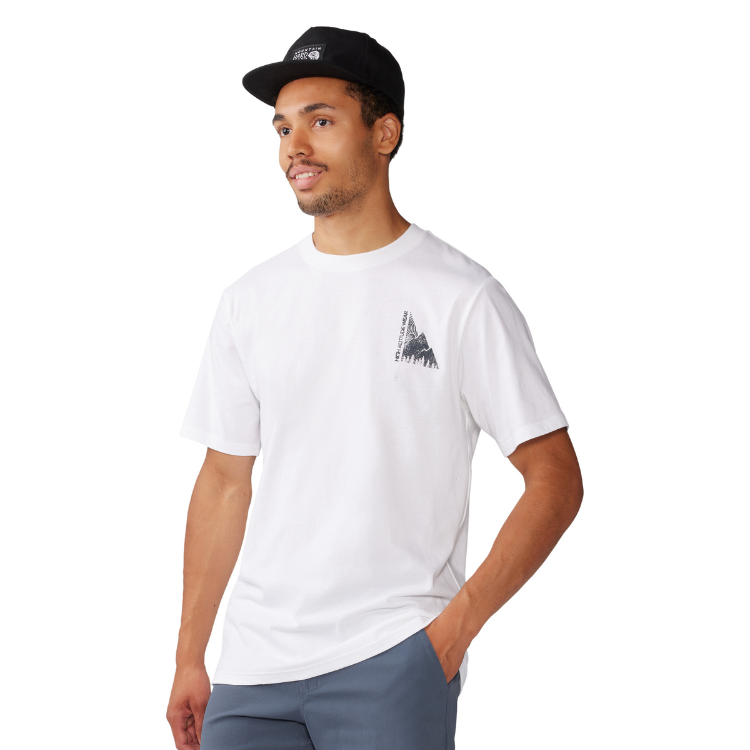 Mountain Hardwear T-shirt/男 Jagged Peak™ Short Sleeve 白 (MHW2068091100)