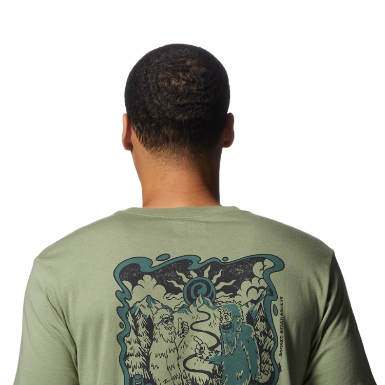 MOUNTAIN HARDWEAR - 男裝 MHW Happy Trails Short Sleeve / 田野綠 (MHW2025181354)