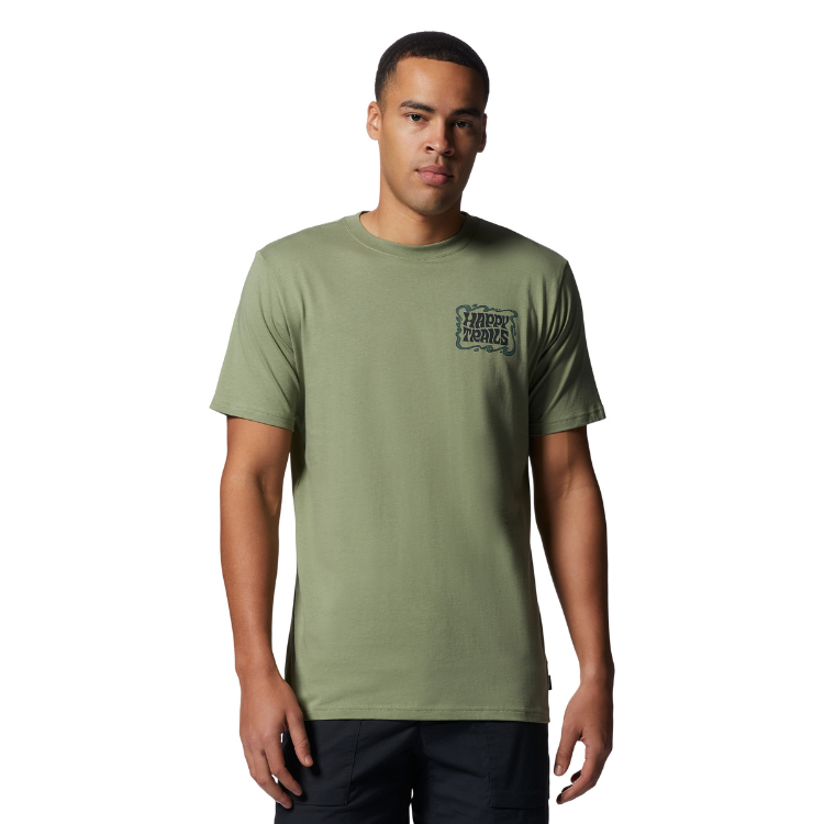 MOUNTAIN HARDWEAR - 男裝 MHW Happy Trails Short Sleeve / 田野綠 (MHW2025181354)