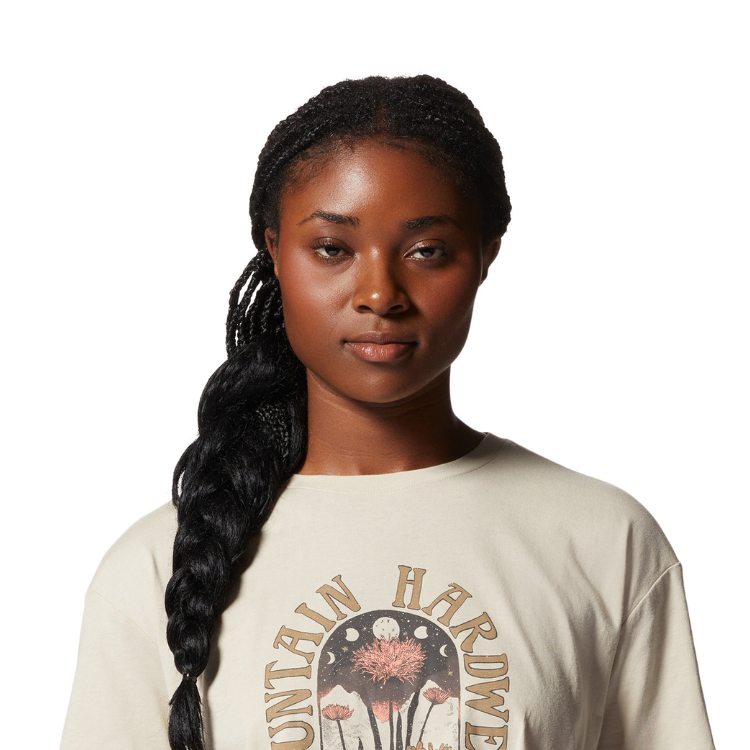 MOUNTAIN HARDWEAR - 女裝 MHW Alpine Flowers Short Sleeve Tee / 貝殼白、水洗陽光 (MHW2025241)