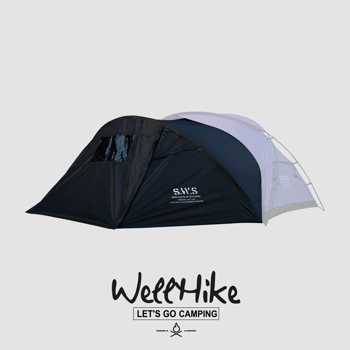 SWS晨露帳篷拓展帳WELLHIKE 晨露徒步自立帳篷登山帳篷袋鼠帳蓬露營戶外