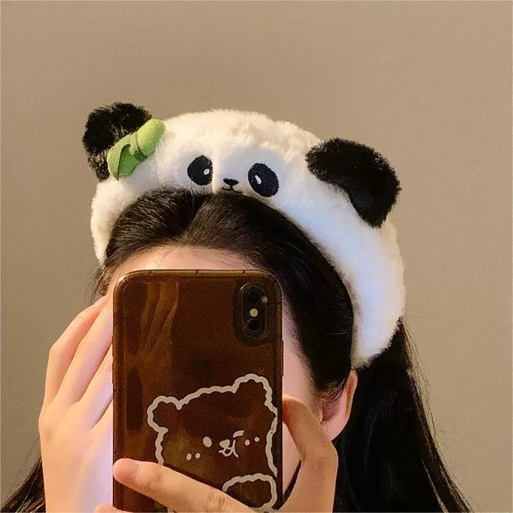 Panda Love Bamboo Furry Headband