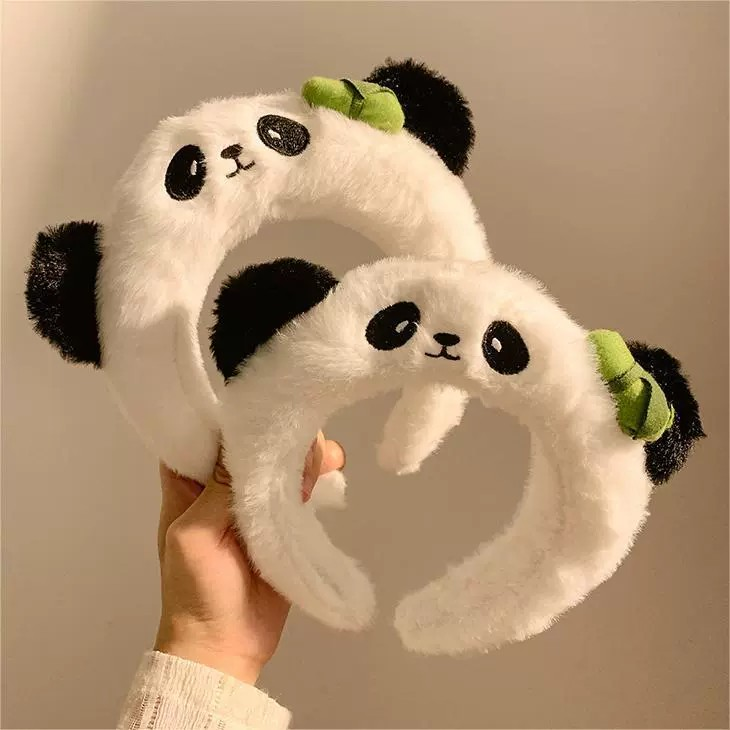 Panda Love Bamboo Furry Headband
