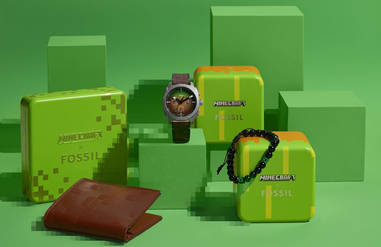FossilxMinecraft麥塊聯名