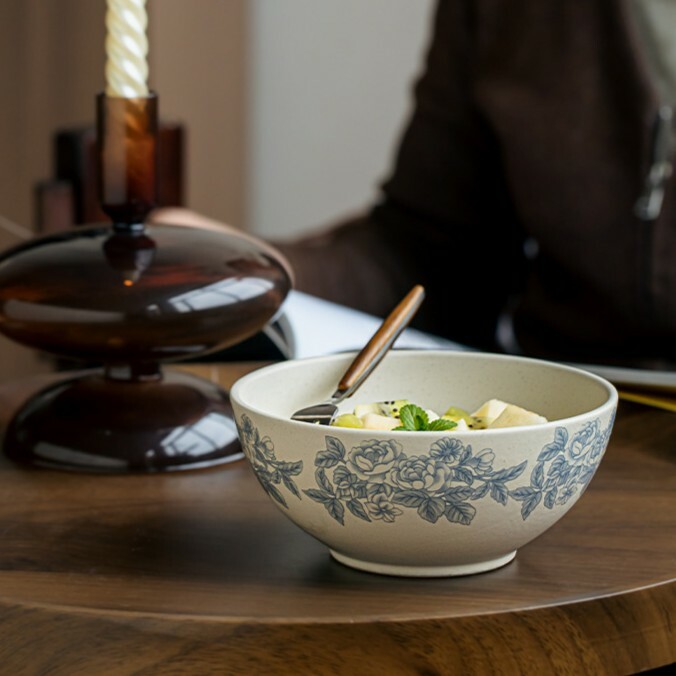 《5771》輕奢中式仿青花瓷陶瓷碗