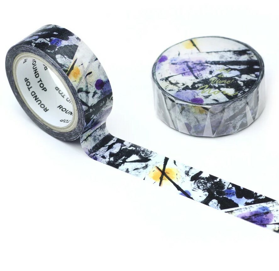 Round top washi tape - Atelier Noir - Twilight