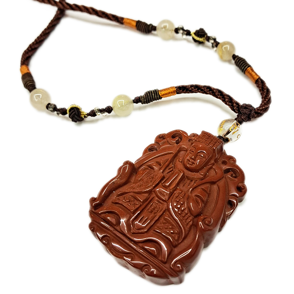 天上聖母媽祖{紅碧玉}項鍊【十方】137715