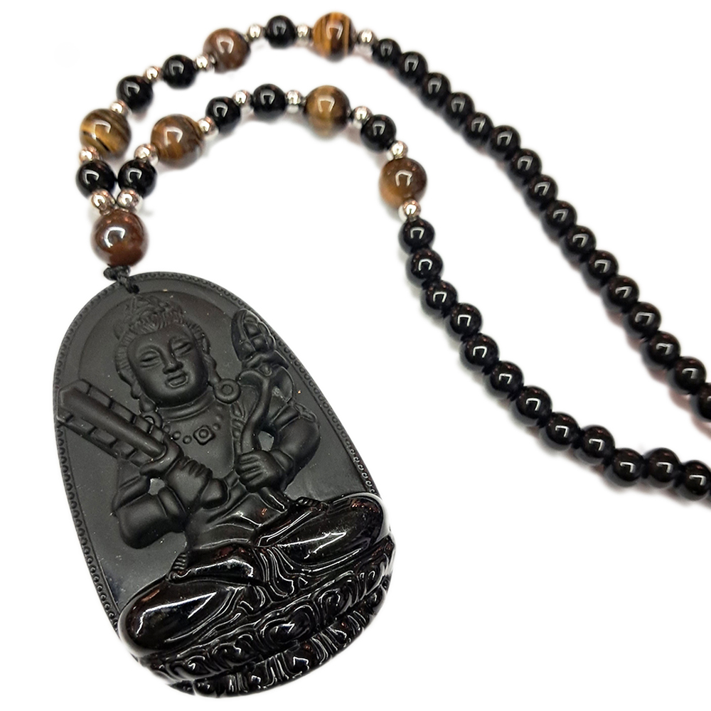 虛空藏菩薩{黑琉璃}項鍊【十方】140659