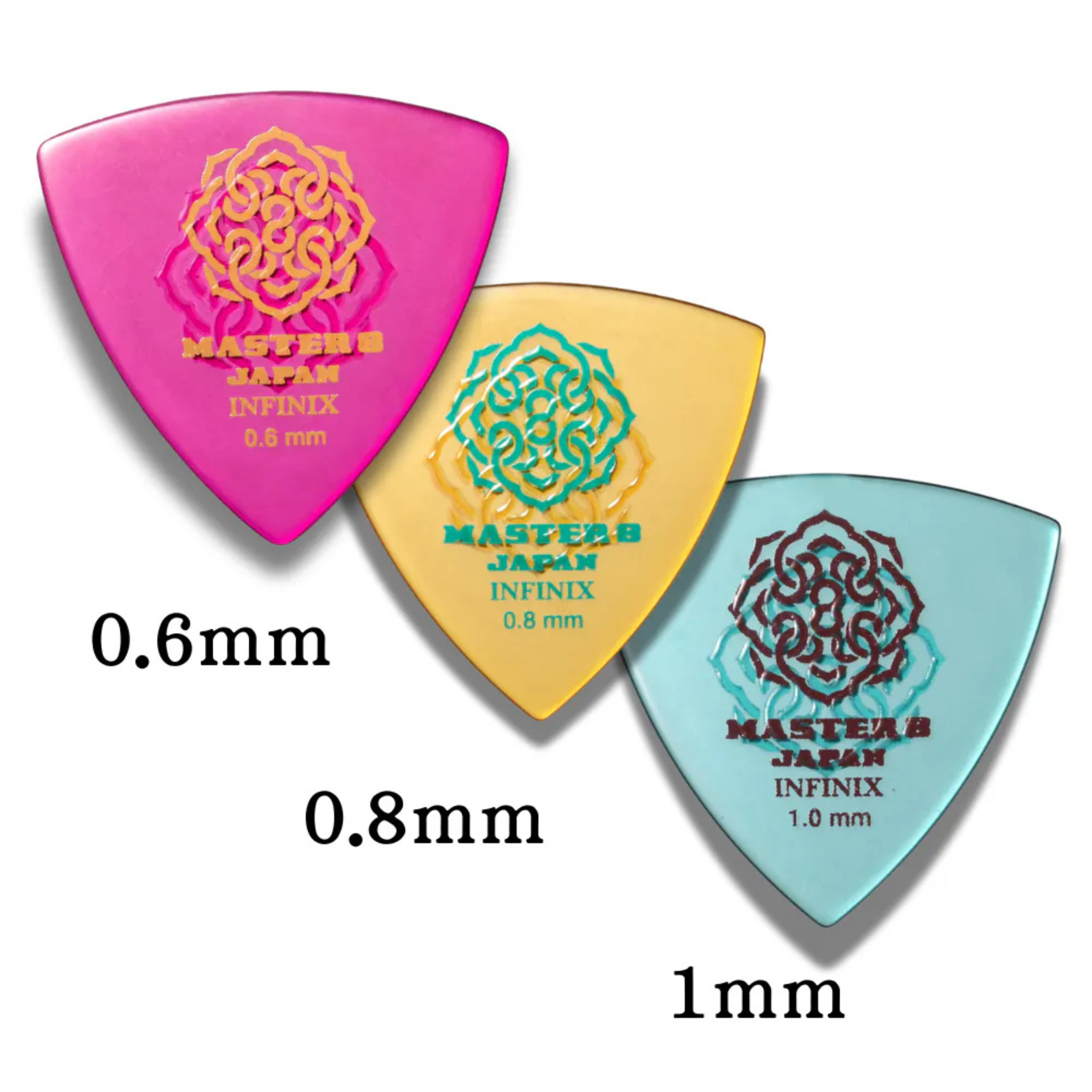 Master 8 Infinix Pick - 日本製撥片 橡膠防滑 Pick Infinix Hard Polish 彈片 master8 第 3 張圖片｜三峽配件 / 週邊