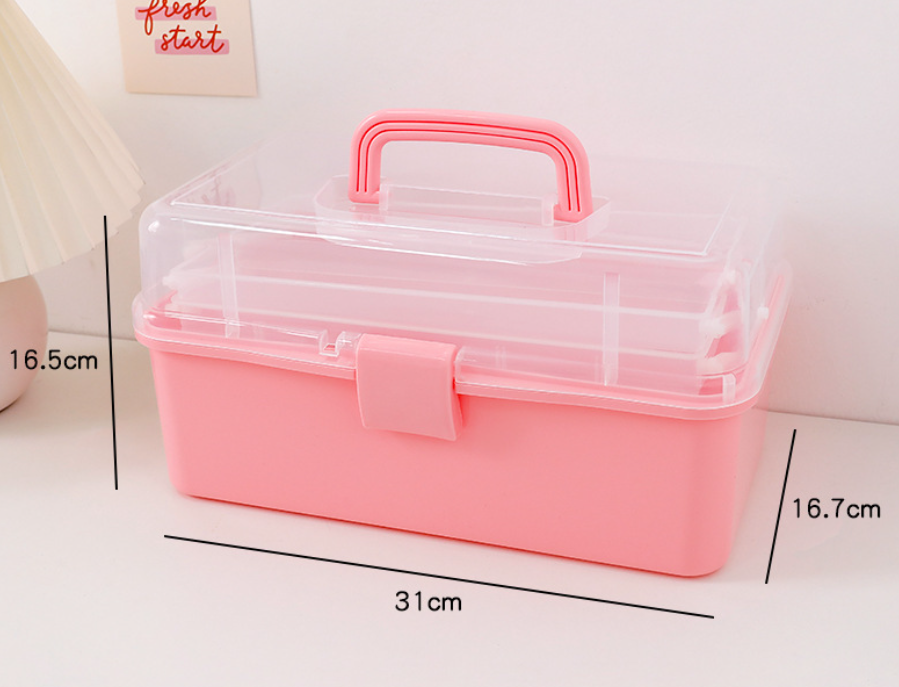 大容量三层收纳盒