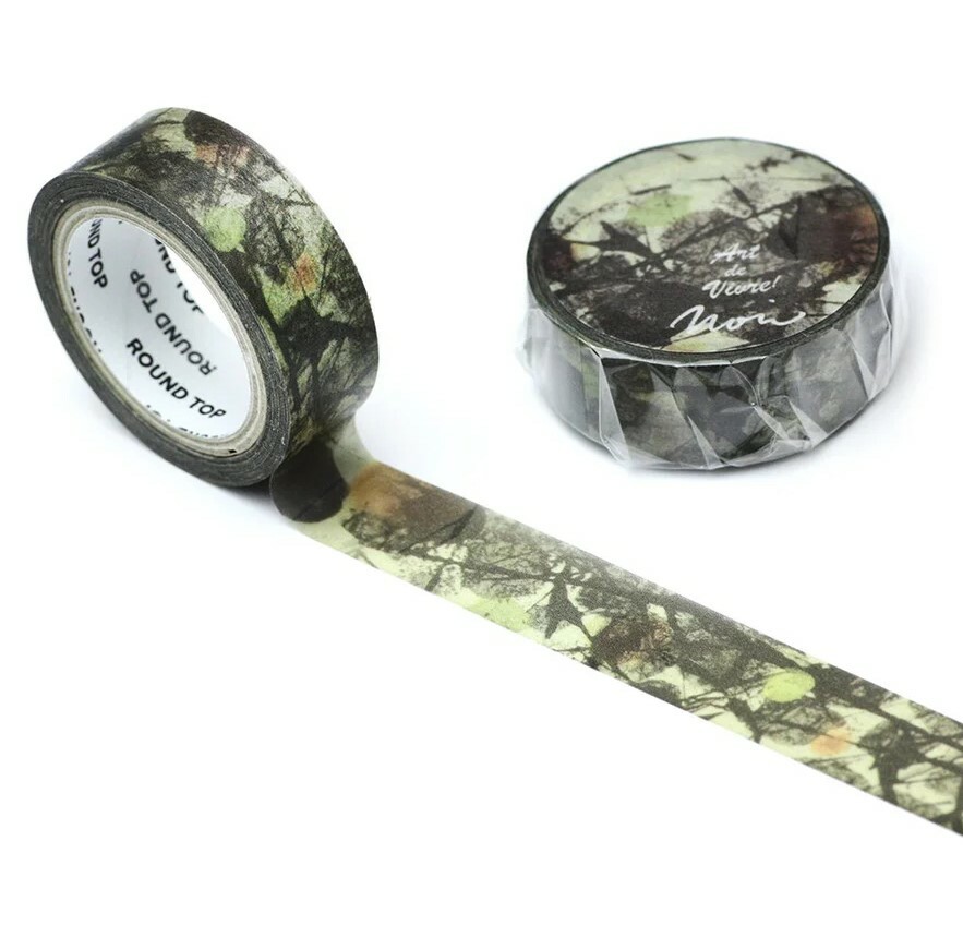 Round top washi tape - Atelier Noir