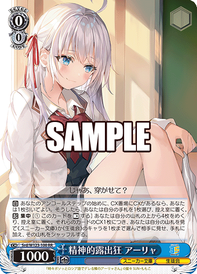 【Srd/W123-100 RR】精神的露出狂 アーリャ
