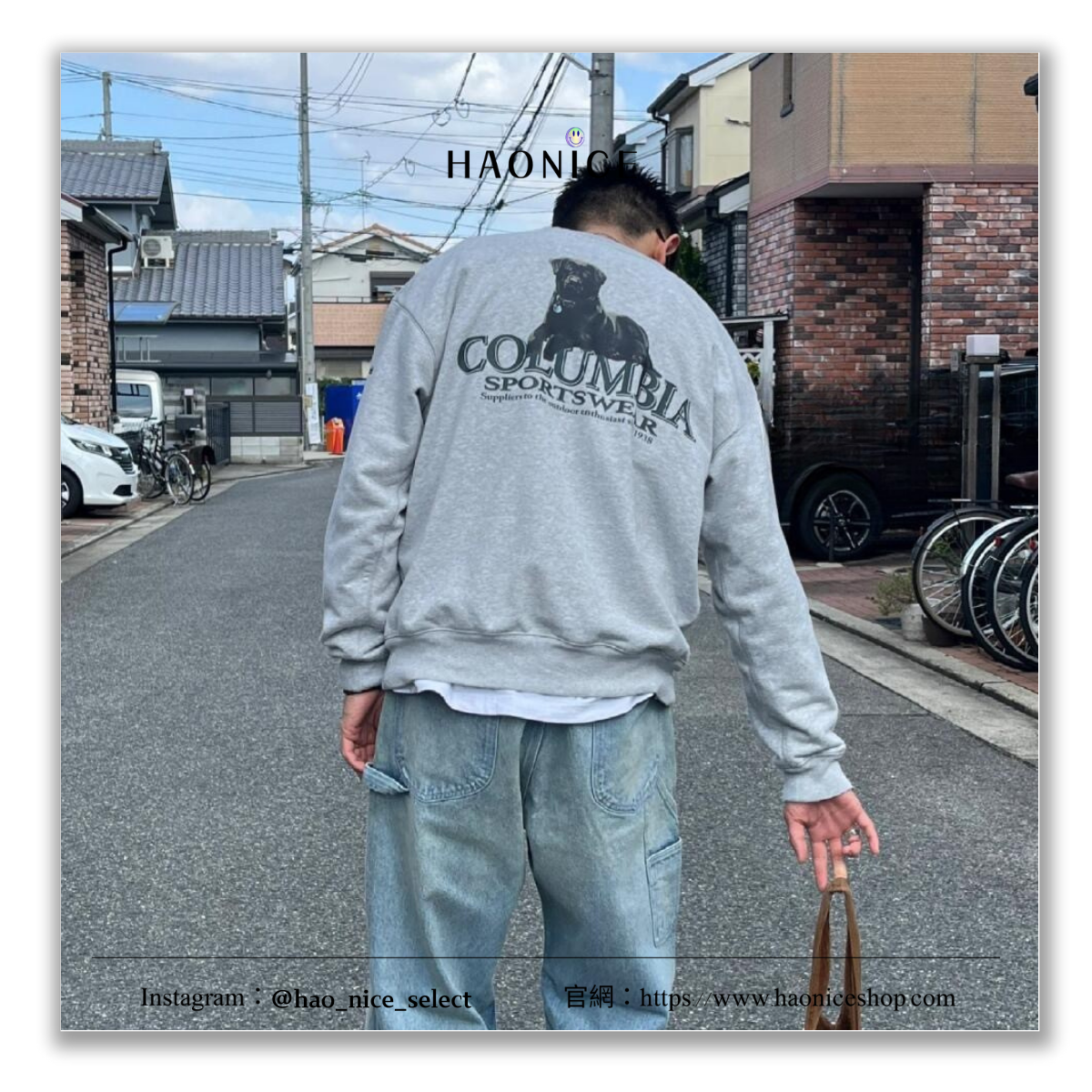 【HAO NICE】25SS 美式街頭風🛹COLUMBIA x BEAMS聯名🔥經典字母logo動物系列長袖 大學T