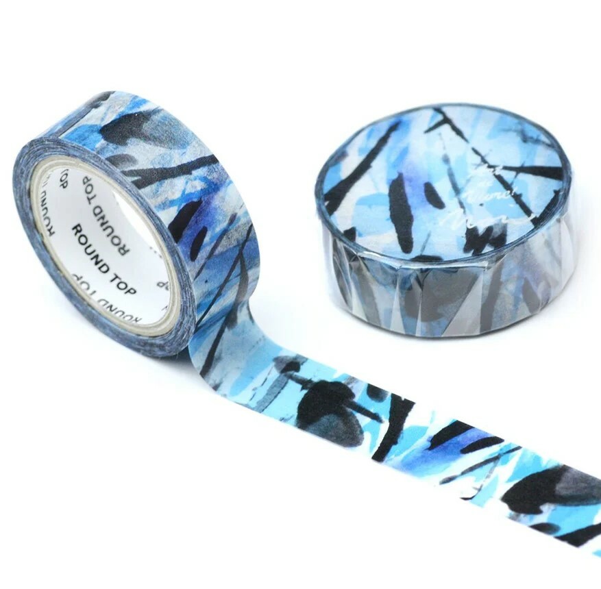 Round top washi tape - Atelier Noir - Rainy Day