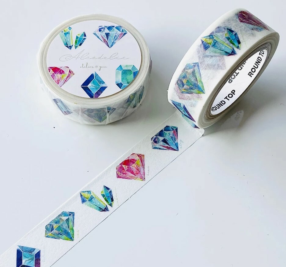 Round top washi tape - Alcodelic