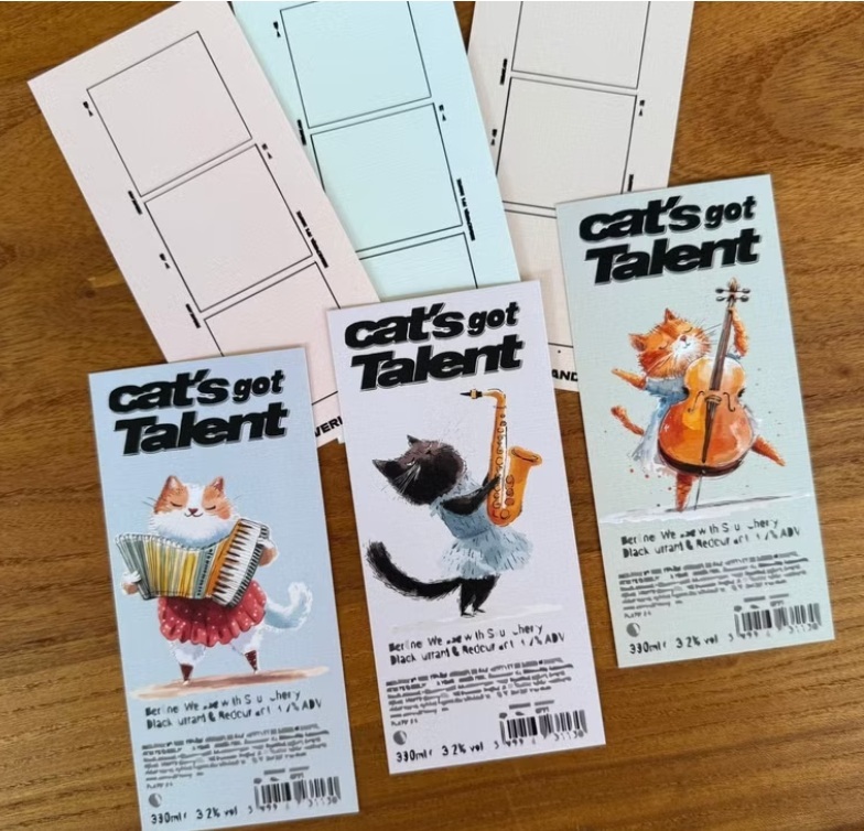 森年．喵喵達人秀 拼貼書卡(6張入)