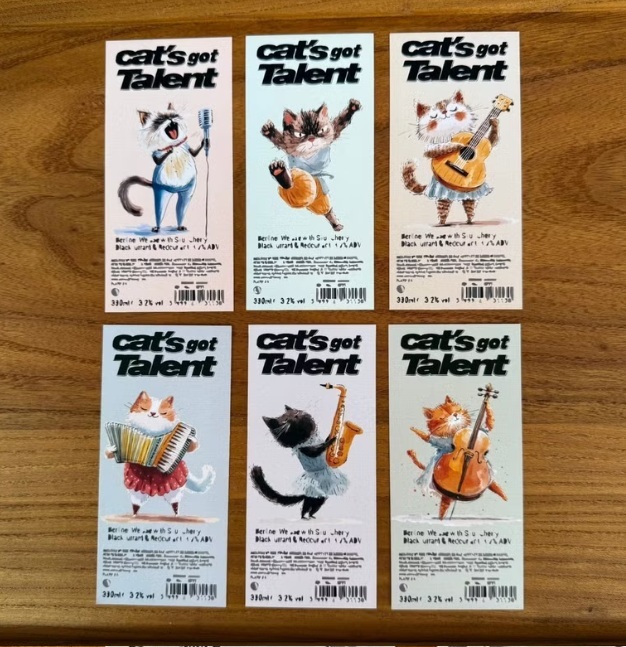 森年．喵喵達人秀 拼貼書卡(6張入)