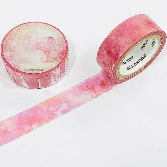 Round top washi tape - Insomia - Cheerful Bloom