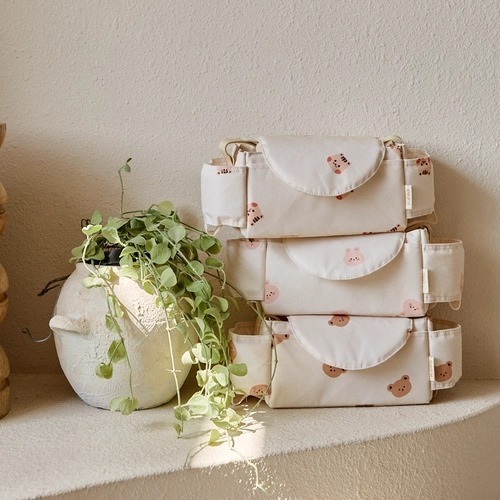 圓圓臉玩人物系列-嬰兒推車魔法多功能收納袋