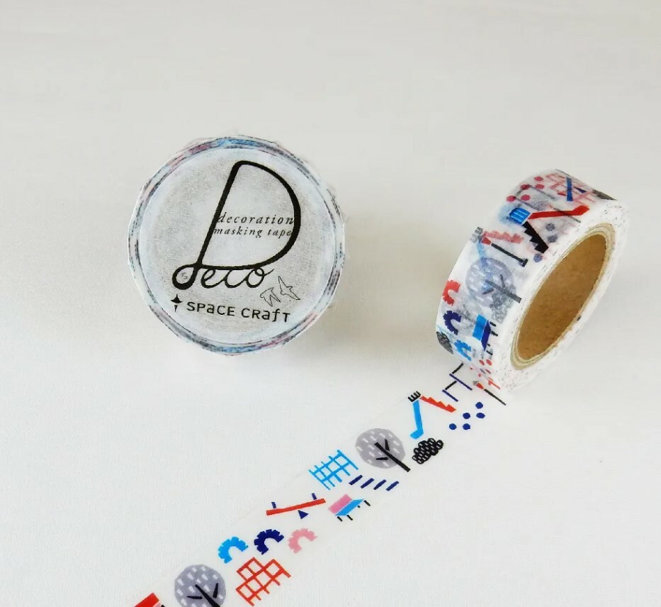 Round top washi tape - Park