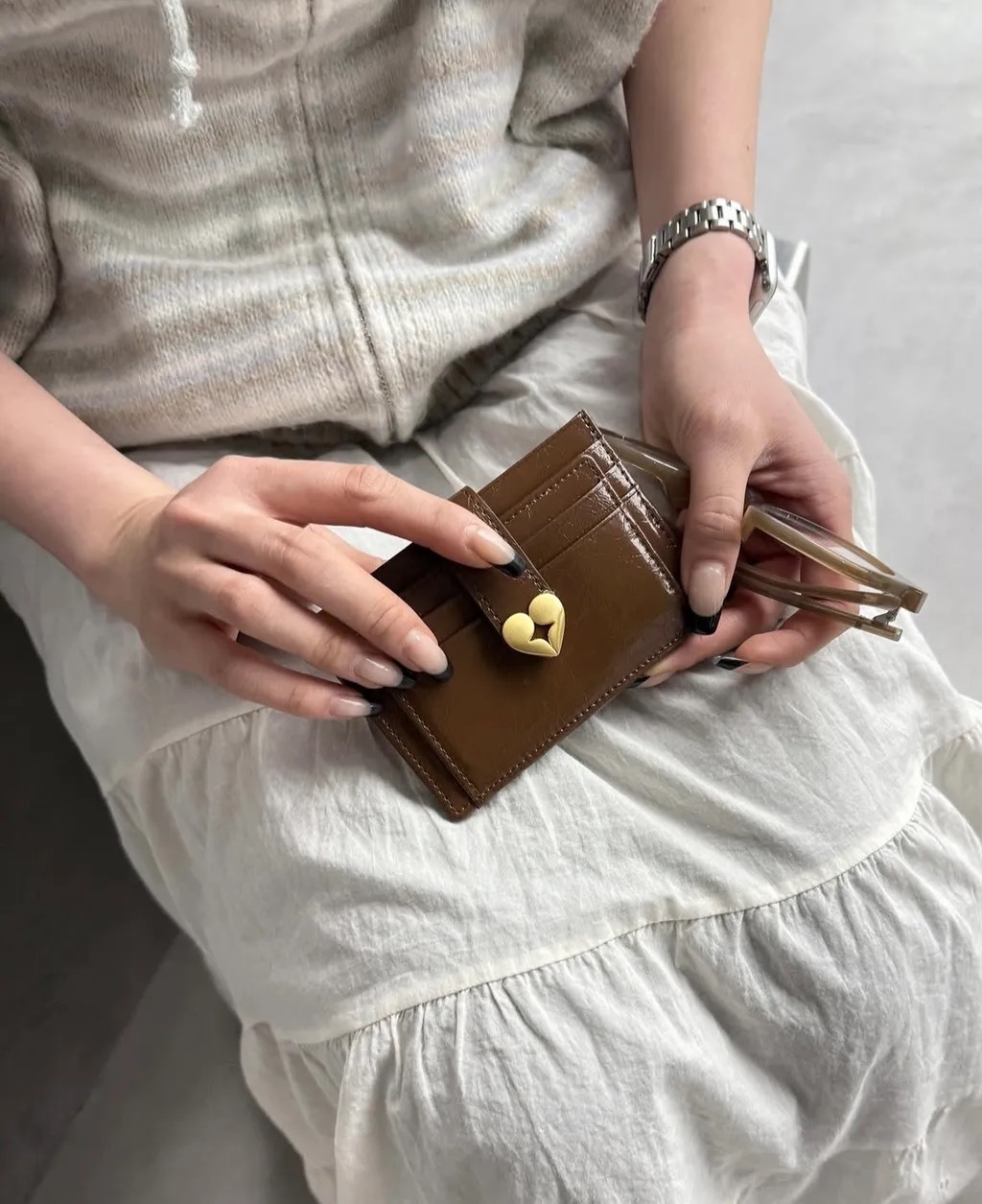 <快速出貨> Fennec 愛心扣卡夾