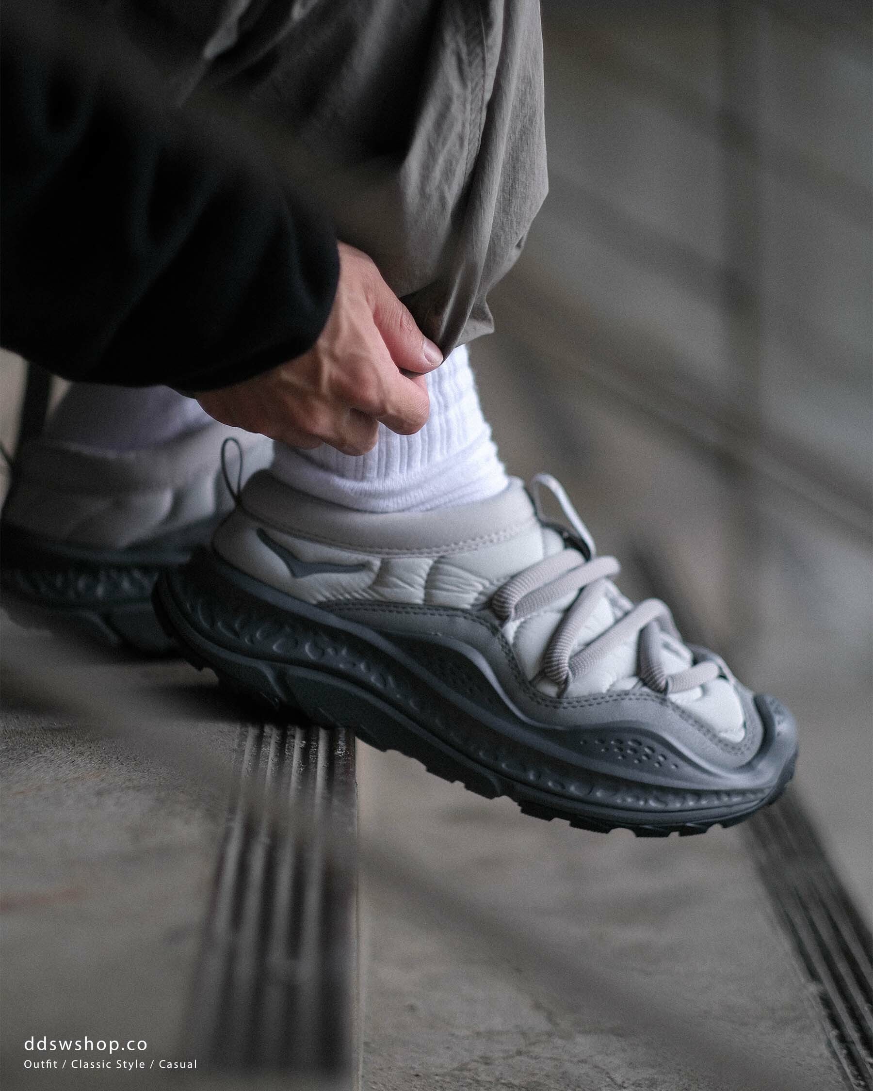 "代購" Hoka one one Ora Primo 黑白拼接 灰白拼接