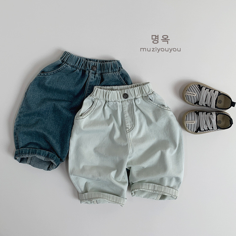 夏季寬鬆薄款牛仔褲