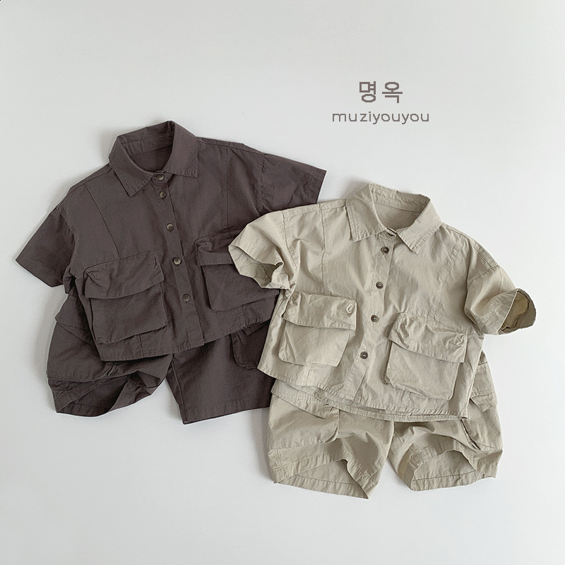 個性感純棉工裝襯衫