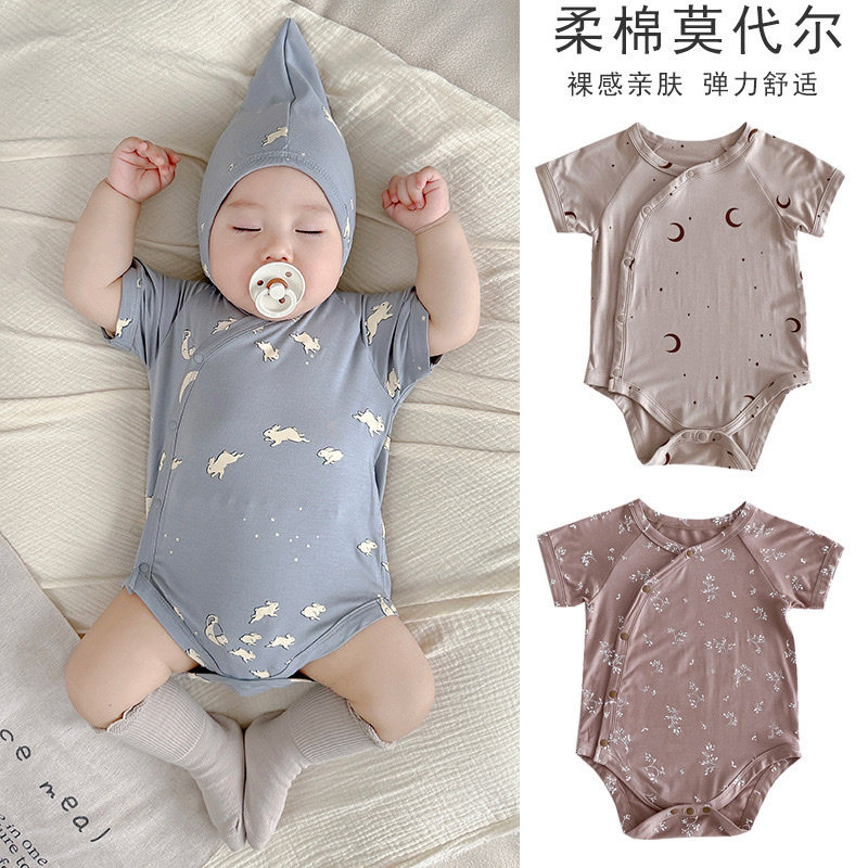 純棉薄款莫代爾包屁衣