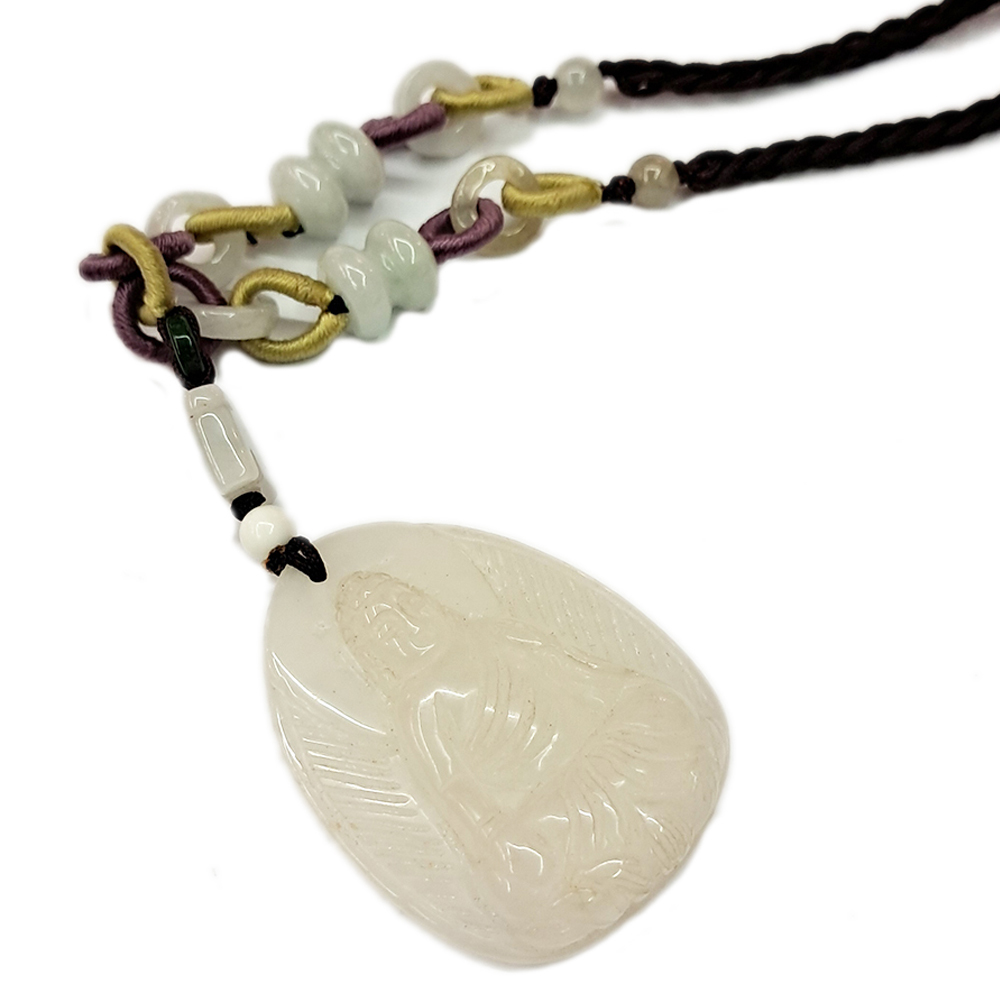 白玉佛玉佩項鍊【十方】119818