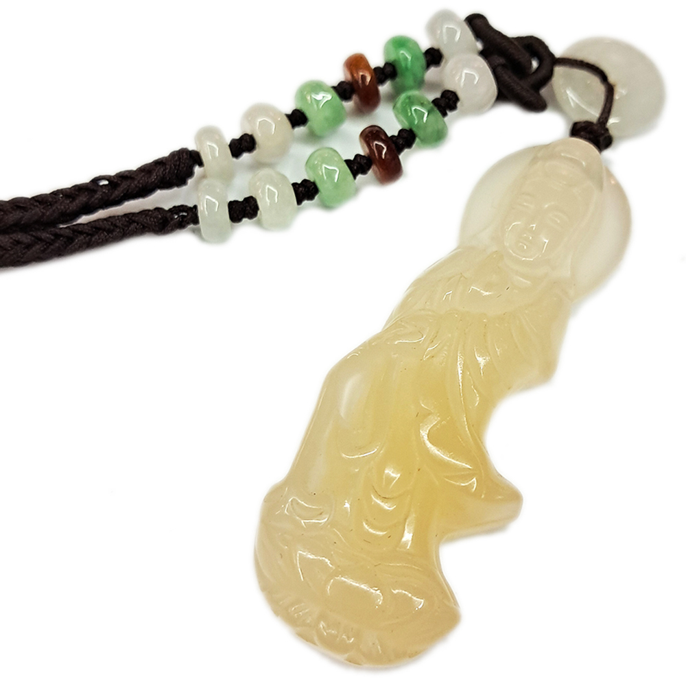 白衣觀音{白玉髓}項鍊【十方】137856