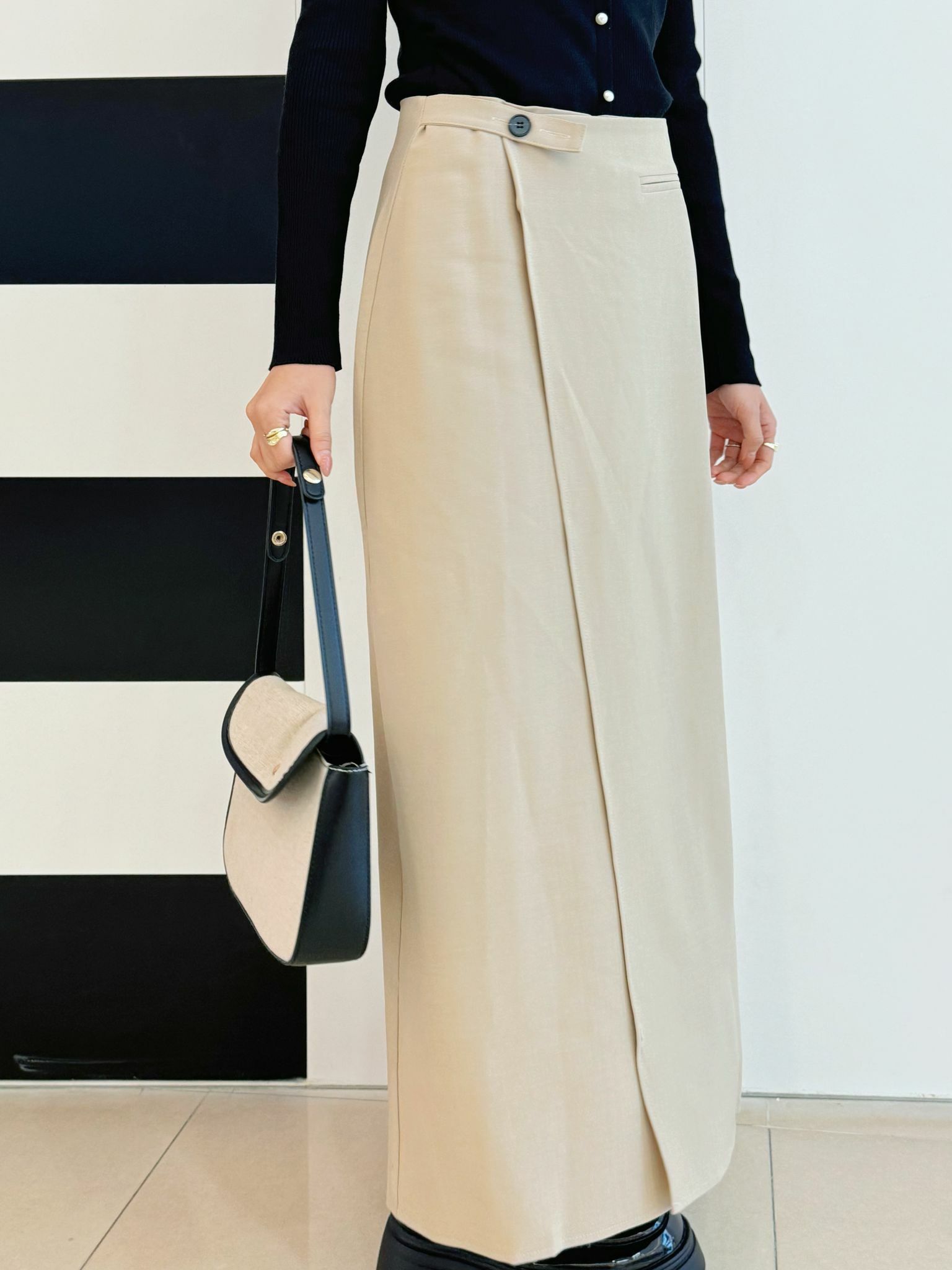 SK#6965 🤍下身減磅顯瘦裙