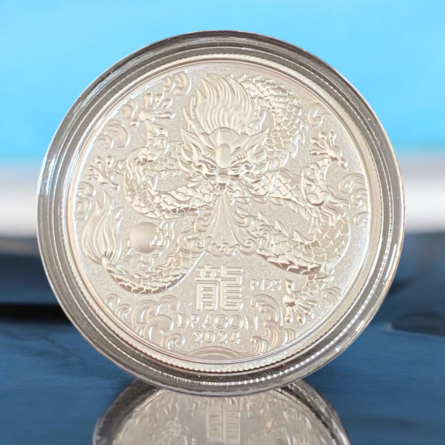 2024 Australian Year of the Dragon 0.5 oz Silver Coin (Third Series) (99.99% Pure Silver)