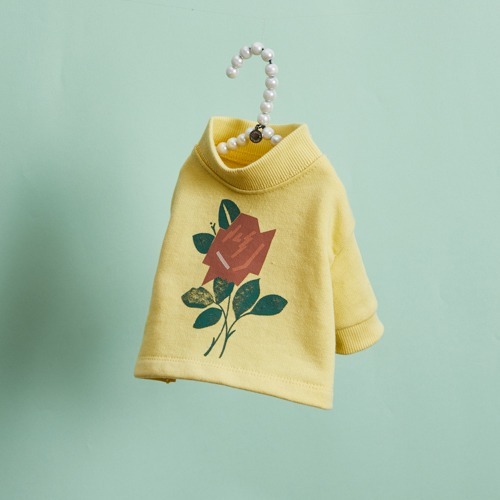 Louisdog 復古玫瑰T-Shirt