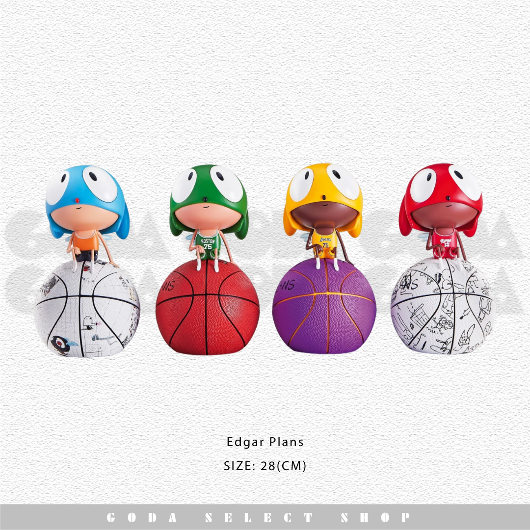 全球限量 EDGAR PLANS X NBA FLY MAN 23 JORDAN 喬丹 藝術 聯名款 公仔 #GT