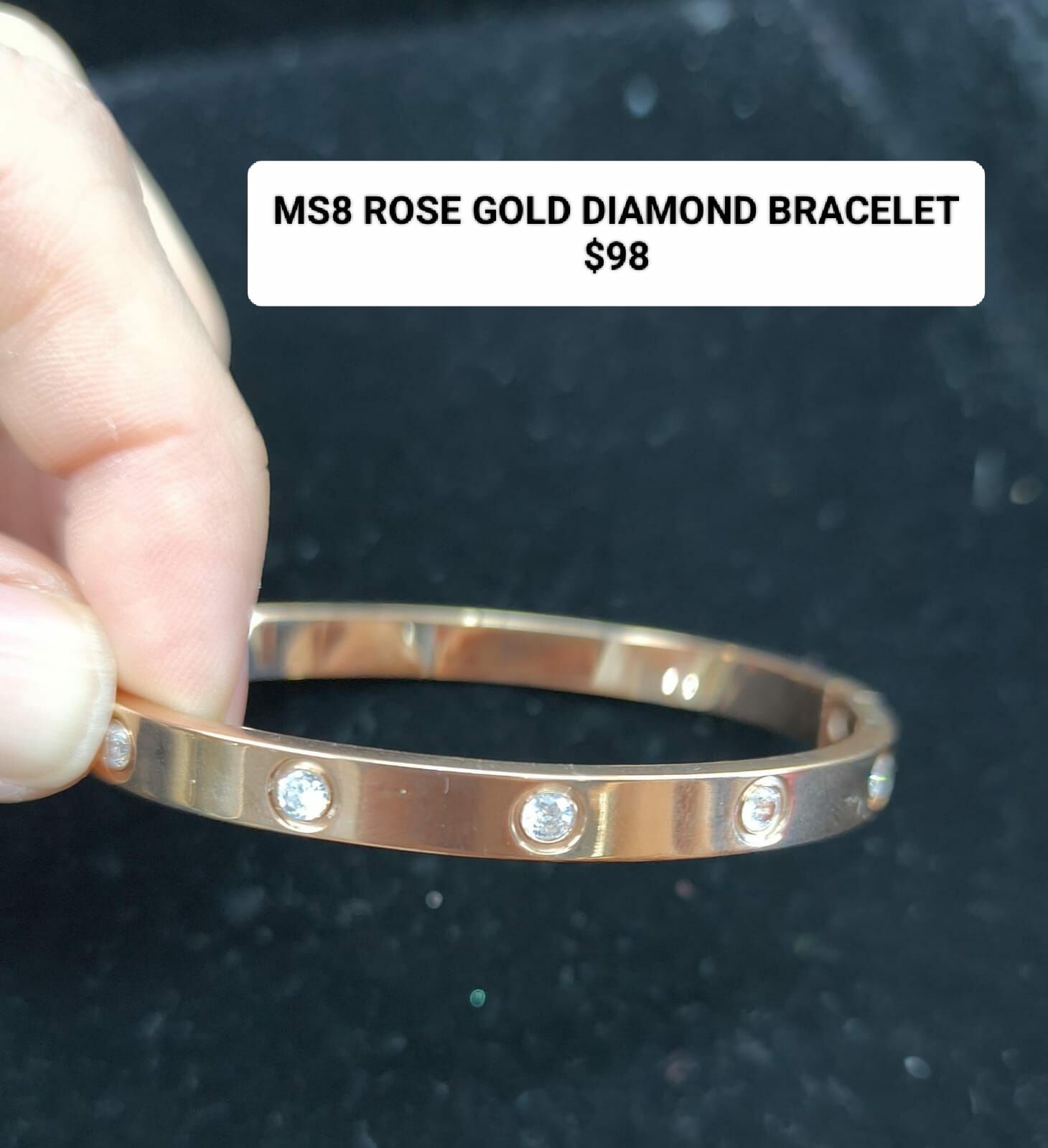 MS8 ROSE GOLD DIAMOND BRACELET