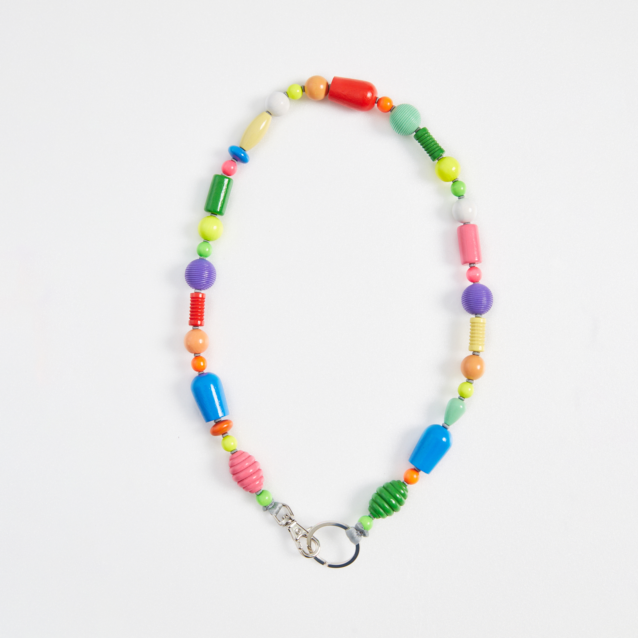 ina.seifart German hand made natural  non-toxic big perlen long multimix keyholder