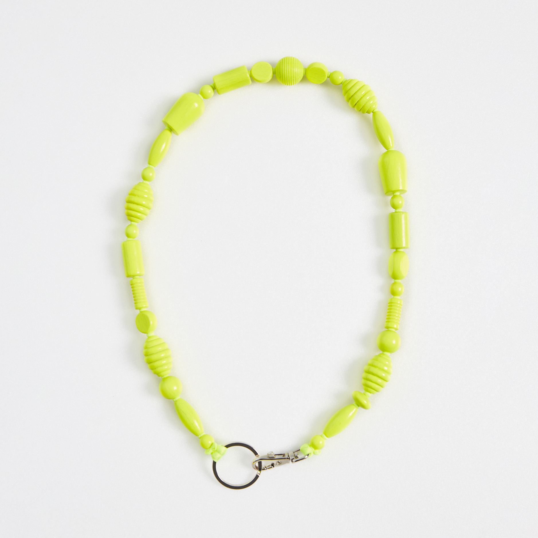 ina.seifart German hand made natural  non-toxic big perlen long yellow keyholder