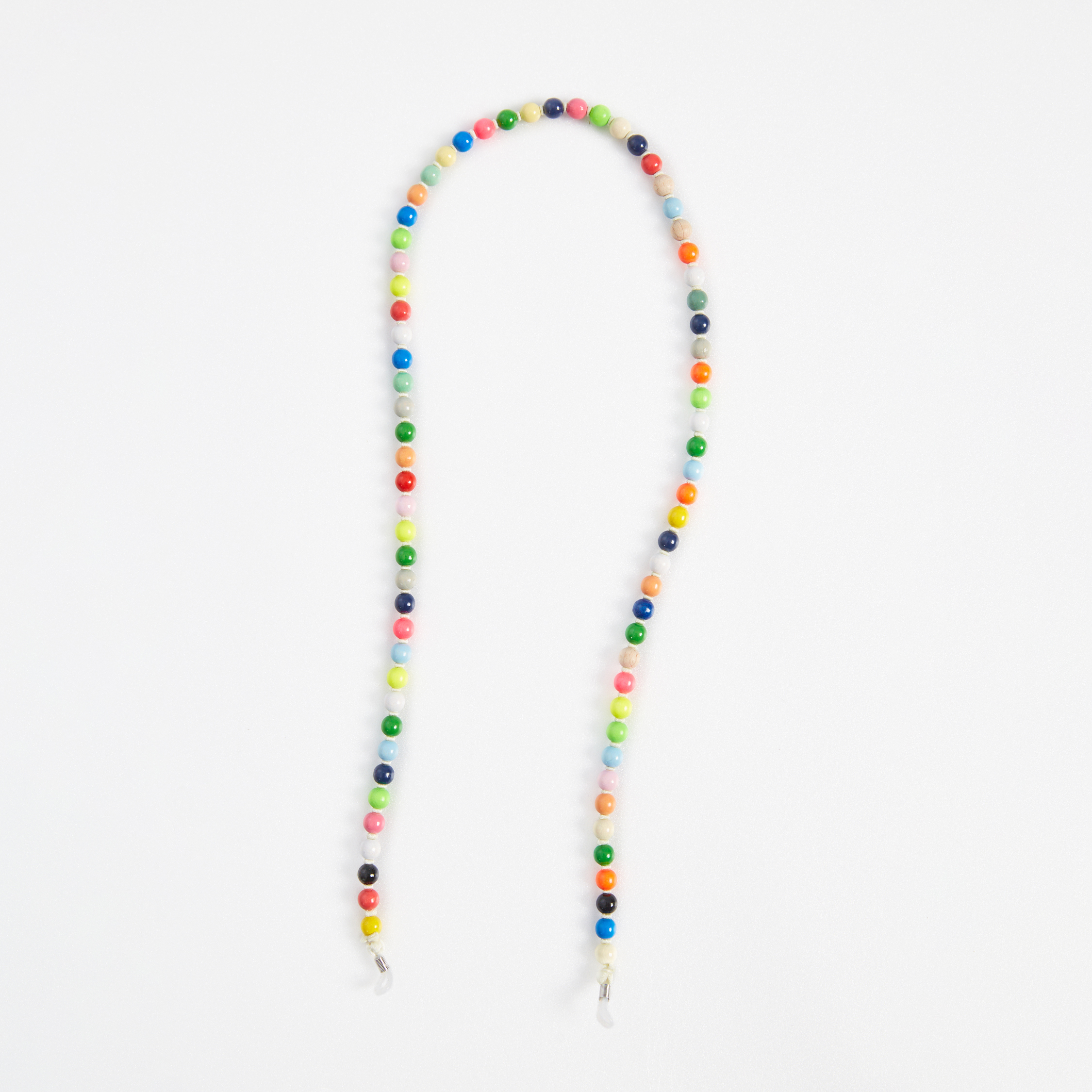 ina.seifart German hand made natural  non-toxic multimix wooden bead  glasses chain