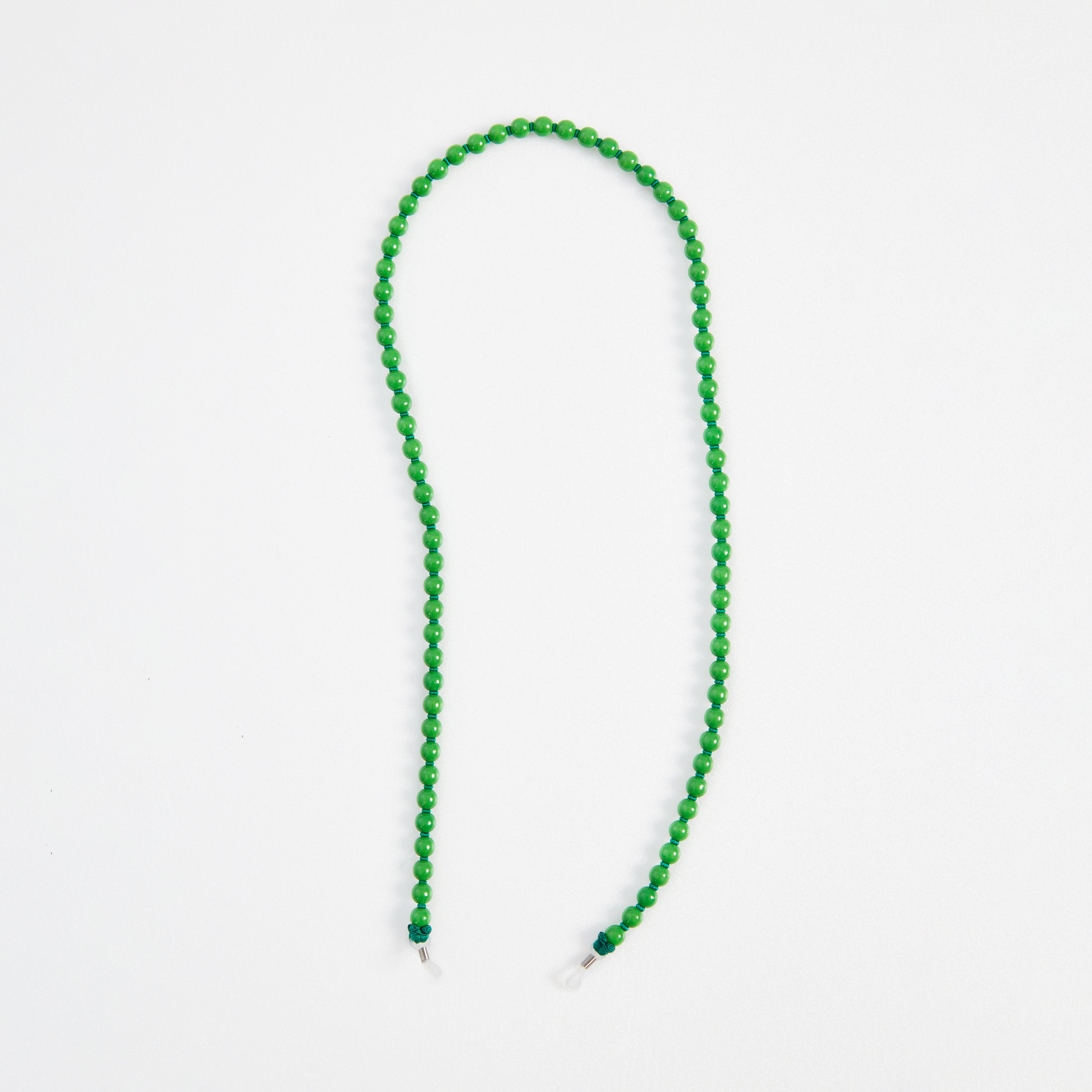ina.seifart German hand made natural  non-toxic green wooden bead  glasses chain