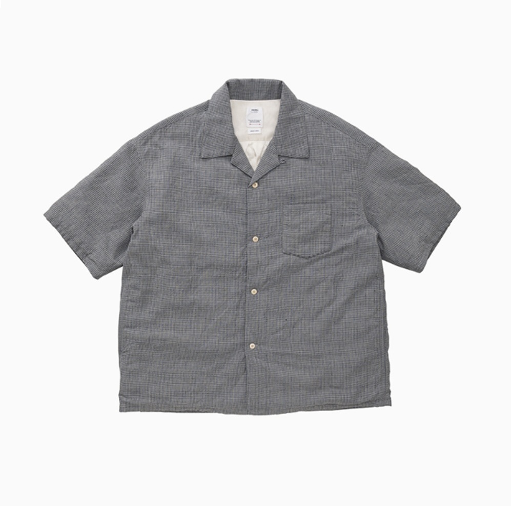 VISVIM 2025 S/S WALLIS DOWN SHIRT S/S SANTOME *羽絨 - GREY PRE ORDER ITEM (預訂中)