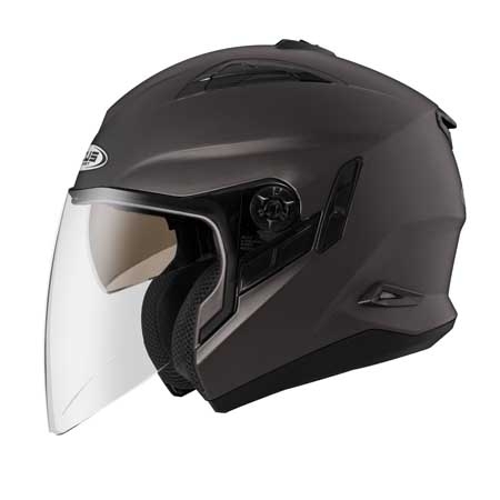 ZEUS ZS-613B 消光深灰 素色 四分之三 半罩式  內墨片