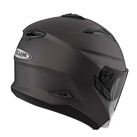 ZEUS ZS-613B 消光深灰 素色 四分之三 半罩式  內墨片