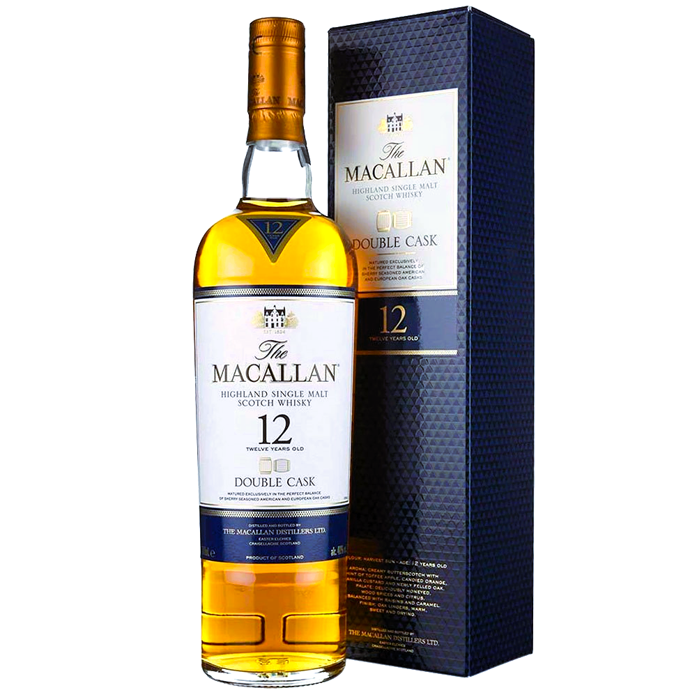 麥卡倫 12年 雙桶 單一麥芽威士忌 700mL (舊版)