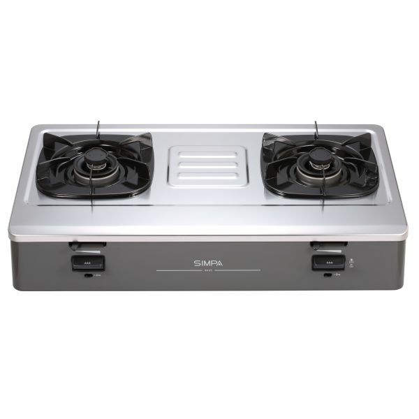 簡栢 Simpa      RVH2S‧座檯式‧雙頭煮食爐‧煤氣‧香港行貨,原廠3年保養‧
