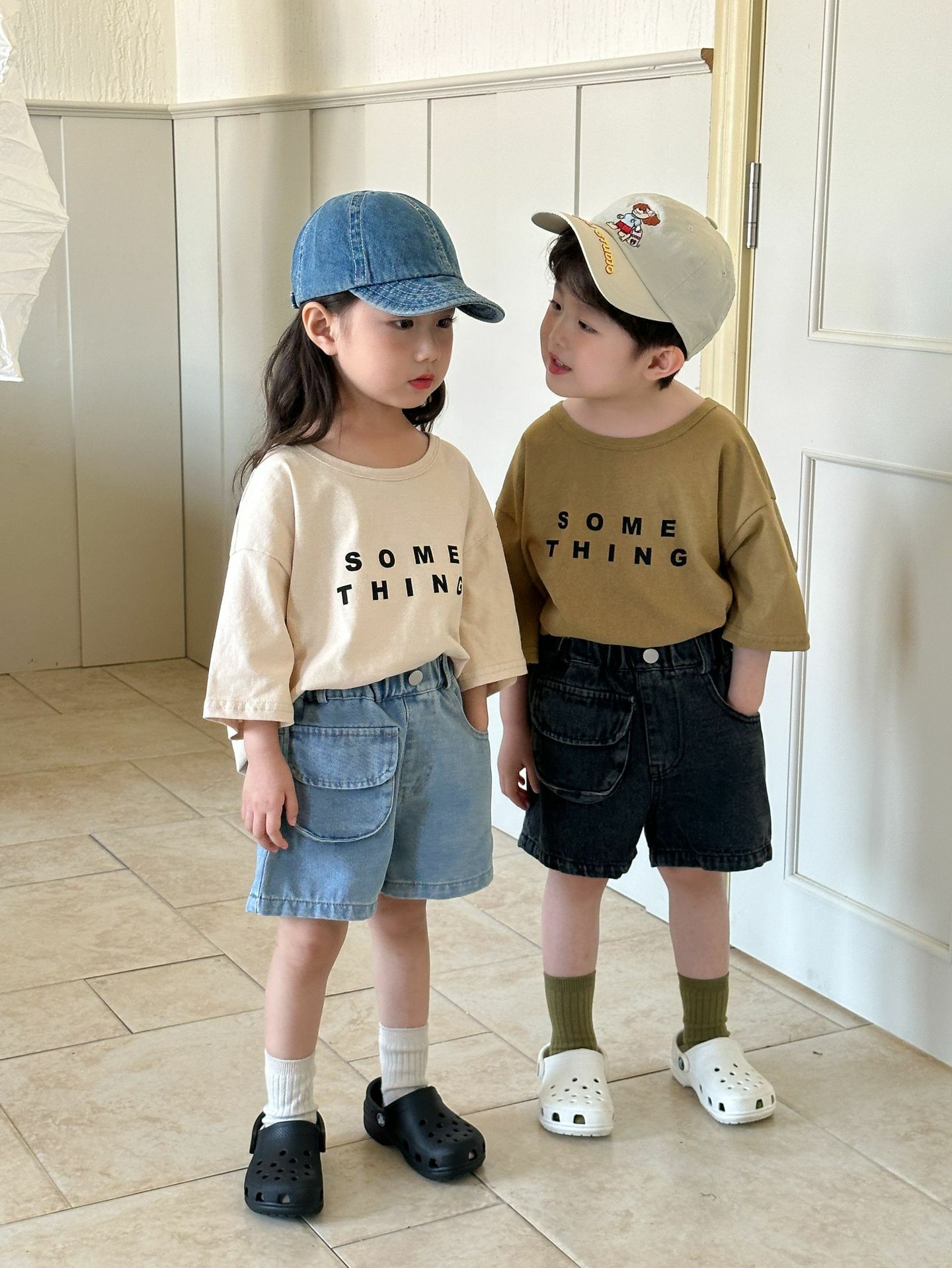 25 春純棉字母T-Something