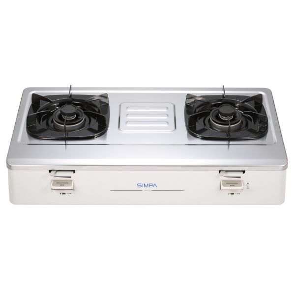 簡栢 Simpa      RVH2S‧座檯式‧雙頭煮食爐‧煤氣‧香港行貨,原廠3年保養‧