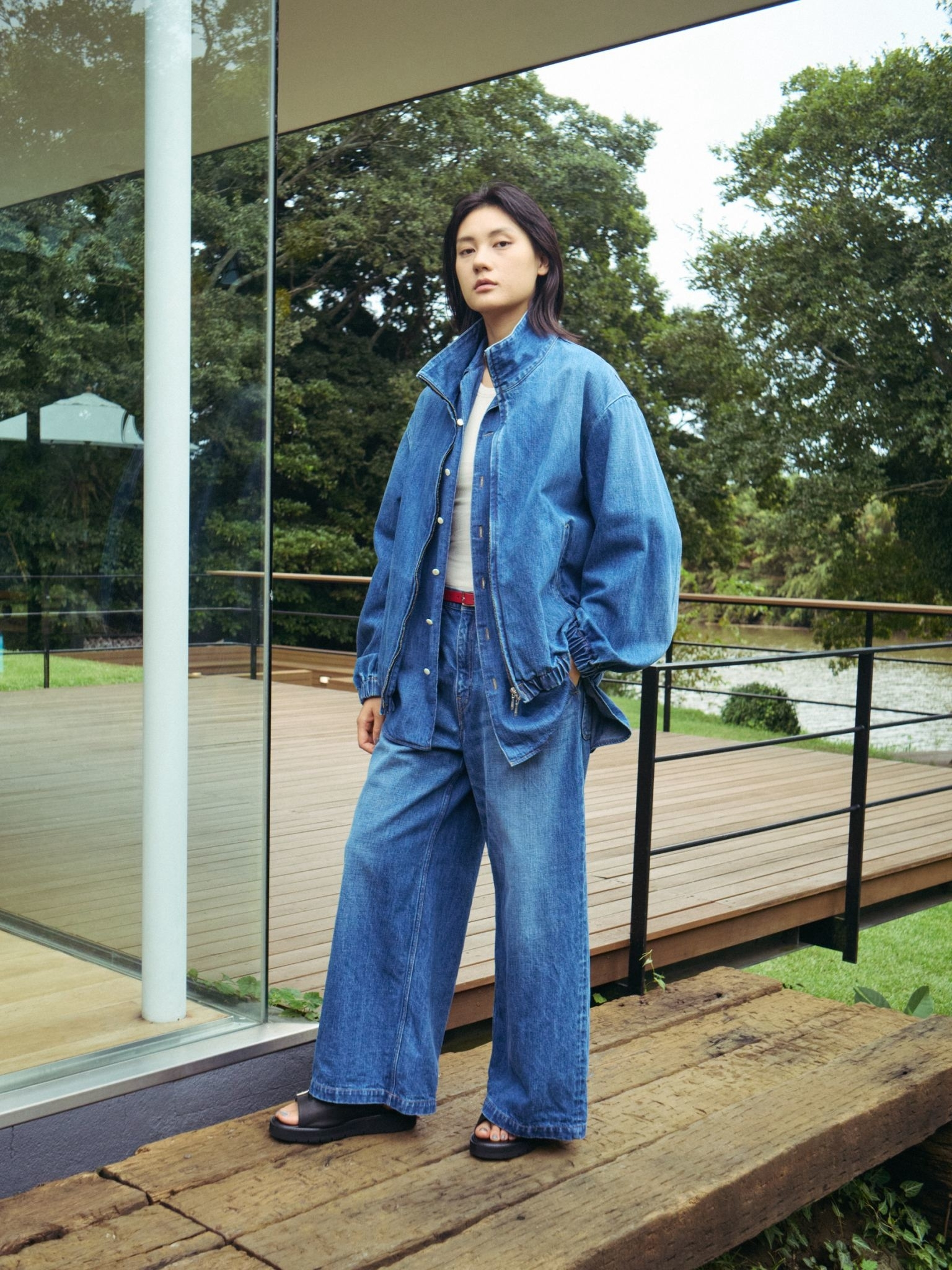 superNova. - Baggy jeans - Old vintage wash / 2COLORS