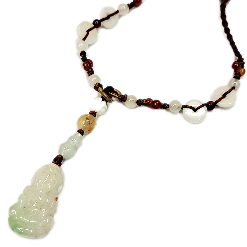 觀音小玉佩中國結項鍊【十方】133767