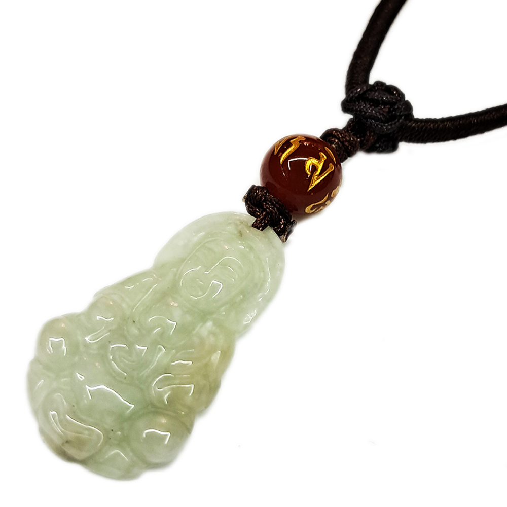 平安觀音 玉佩{微型}五色線項鍊【十方】138956